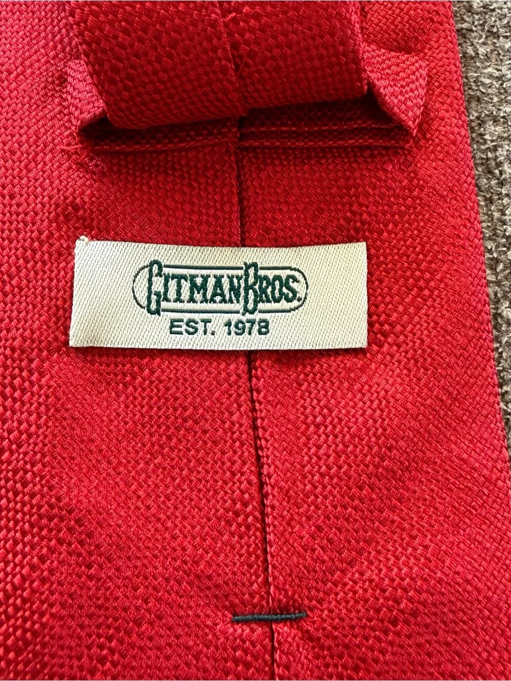 Gitman Bros 100% silk tie